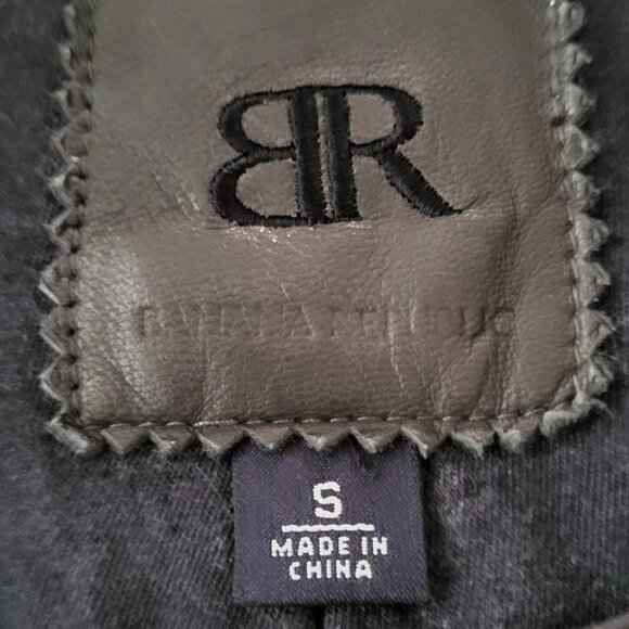 Banana Republic - Leather Moto Jacket - Espresso Brown - S - Picture 4 of 8